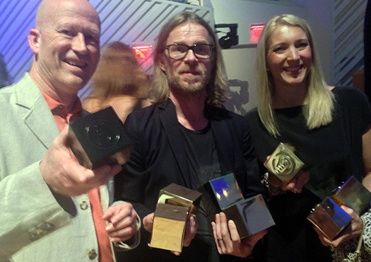 Members of Sweden's Forsman & Bodenfors, top winners of the 2014 ADC Awards